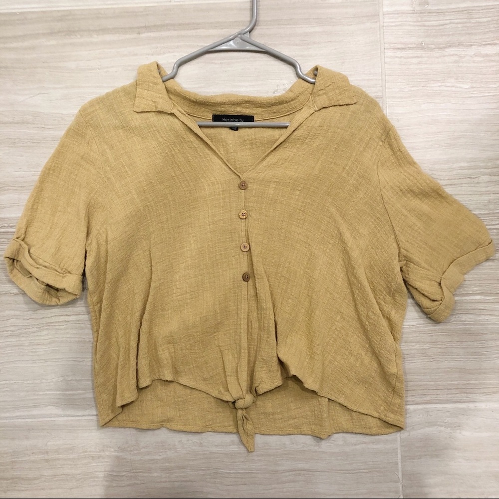 Vintage Herinbe Tu Crop Top